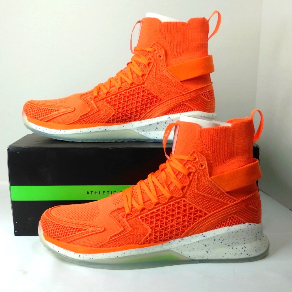 APL Concept X Orange/Neon Green/Ultraviolet Basketball Shoes M Sz 11 or W 12.5